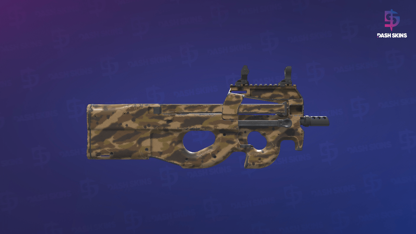 P90 | Desert Halftone (Field-Tested) - Backside Screenshot