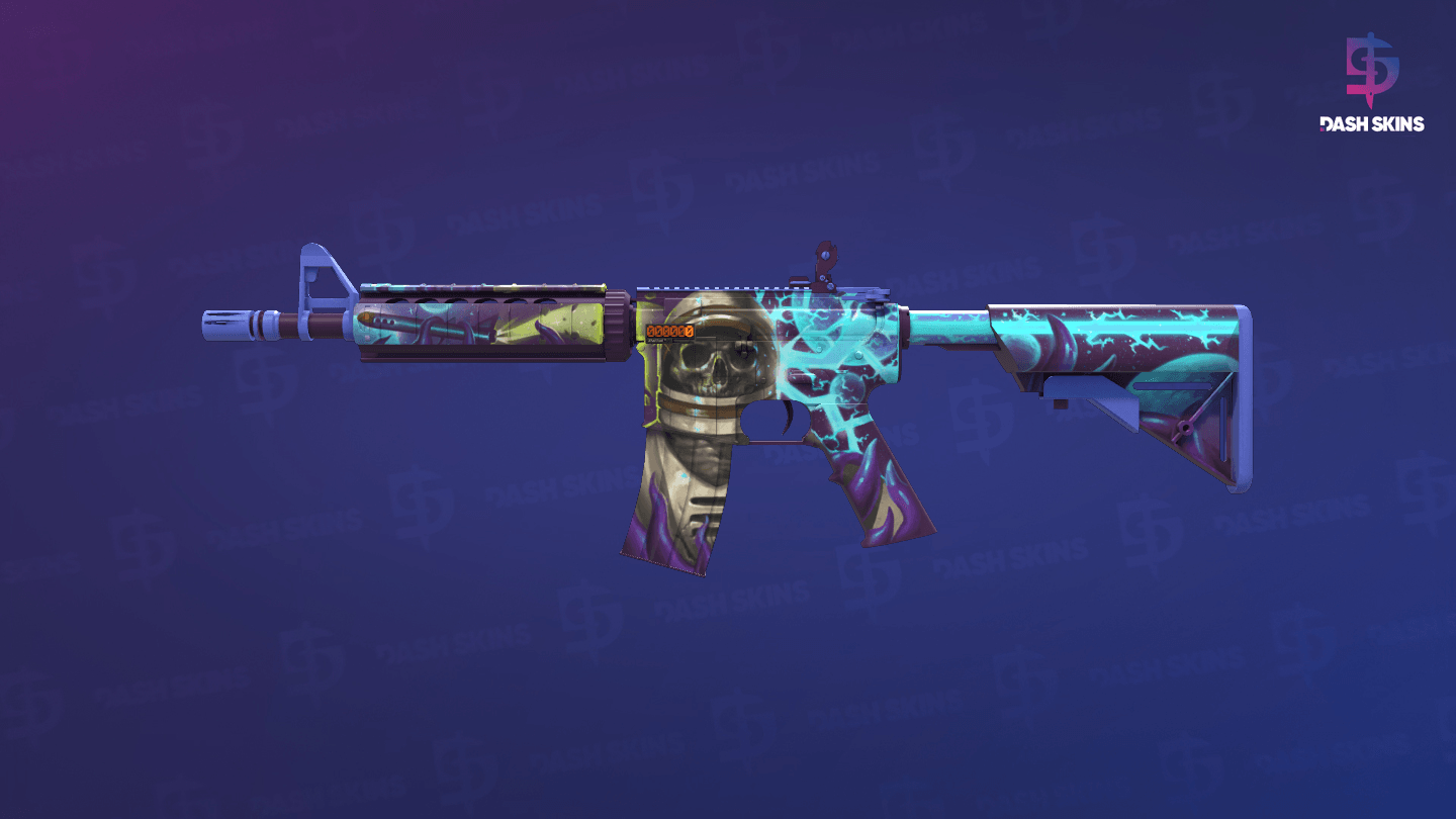 StatTrak™ M4A4 | Desolate Space (Minimal Wear) - Frontside Screenshot