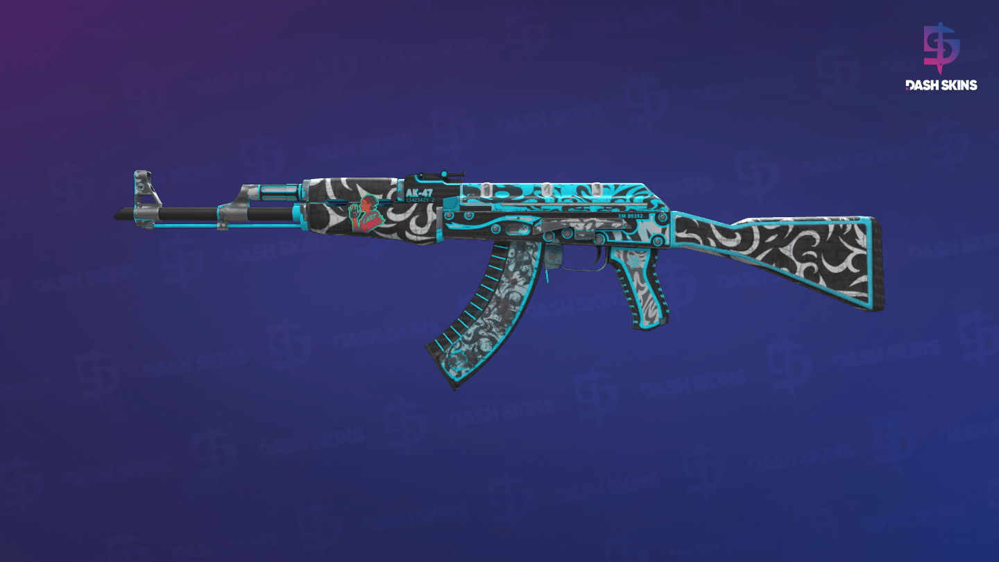 AK-47 | Frontside Misty (Well-Worn) - Frontside Screenshot