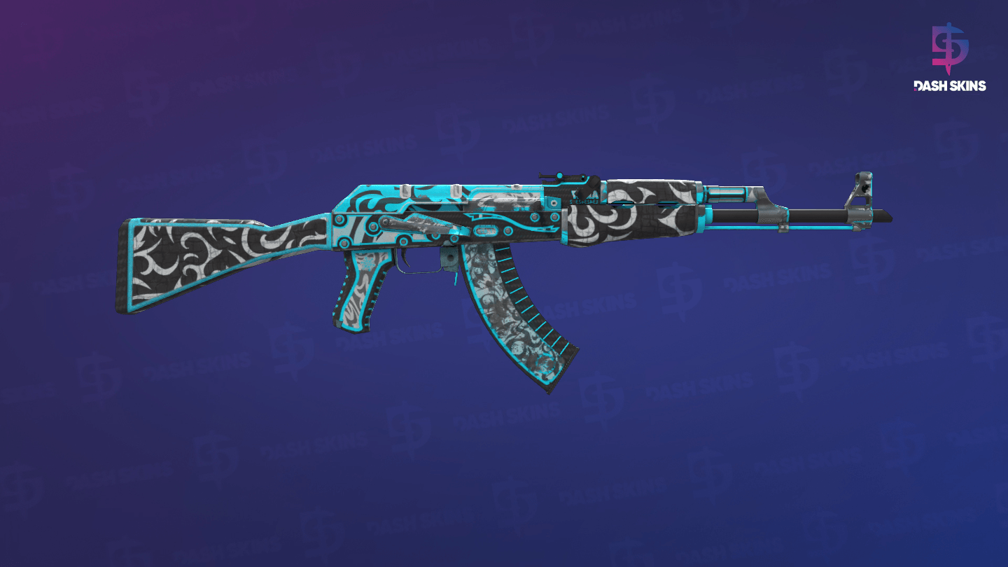 AK-47 | Frontside Misty (Well-Worn) - Backside Screenshot
