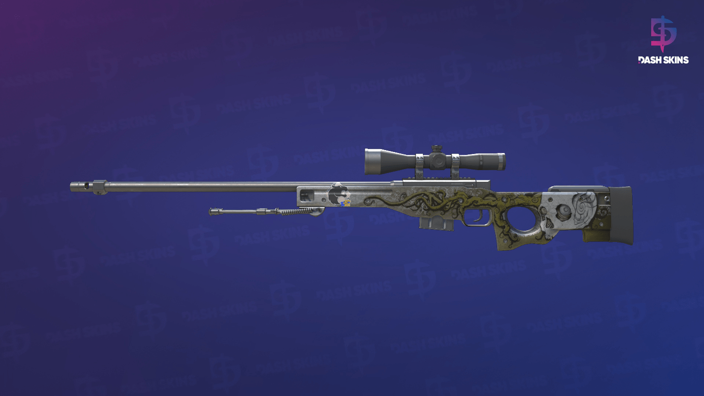AWP | Worm God (Well-Worn) - Frontside Screenshot