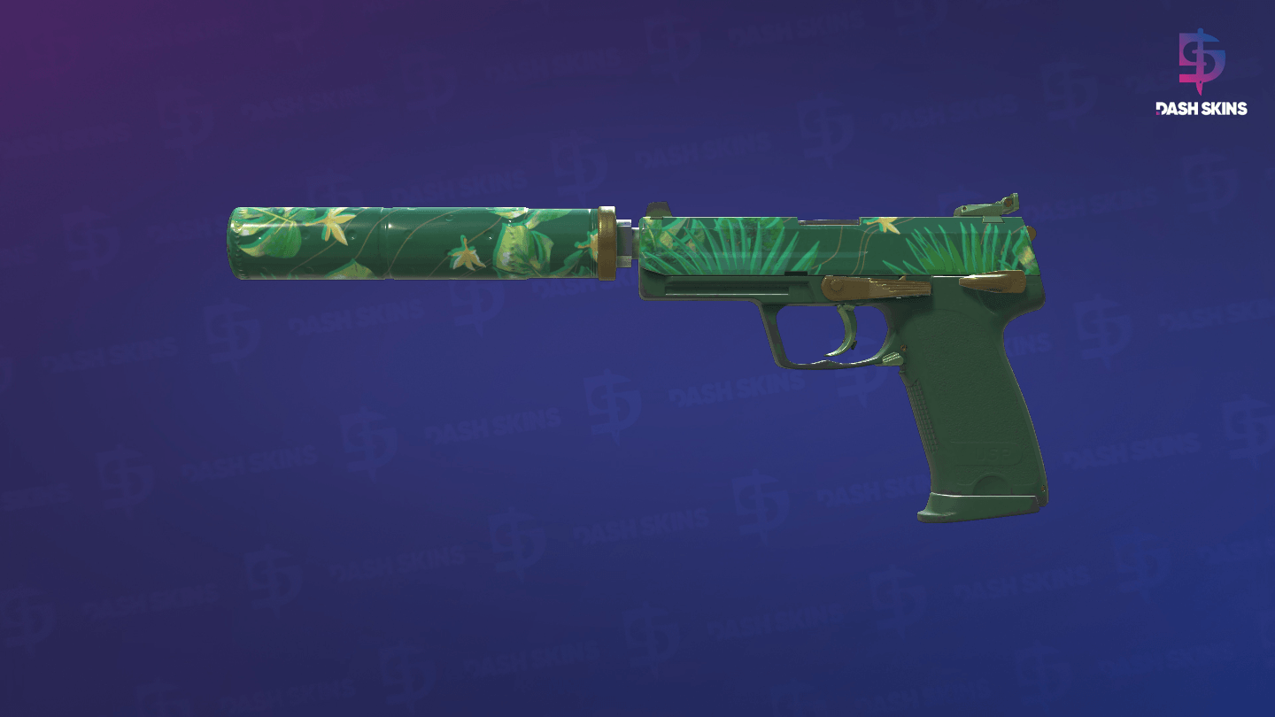 USP-S | Tropical Breeze (Field-Tested) - Frontside Screenshot