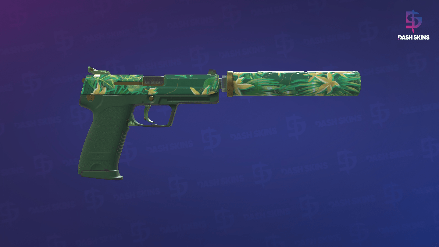 USP-S | Tropical Breeze (Field-Tested) - Backside Screenshot