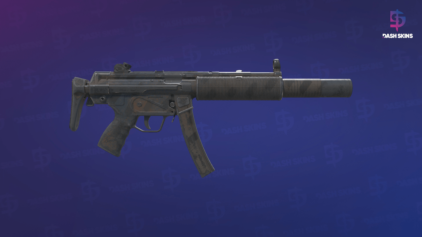 MP5-SD | Dirt Drop (Well-Worn) - Backside Screenshot