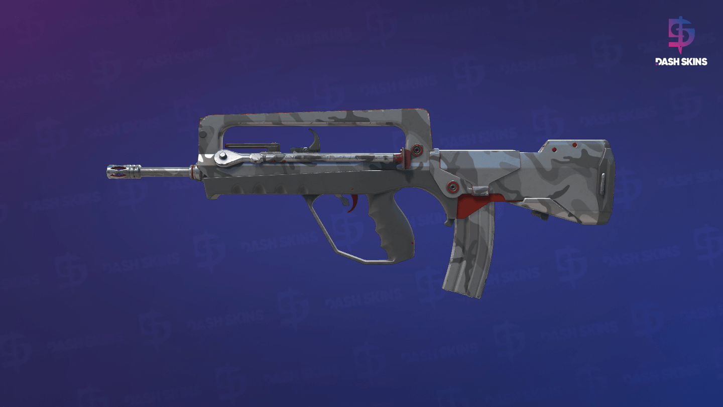 FAMAS | Grey Ghost (Field-Tested) - Frontside Screenshot