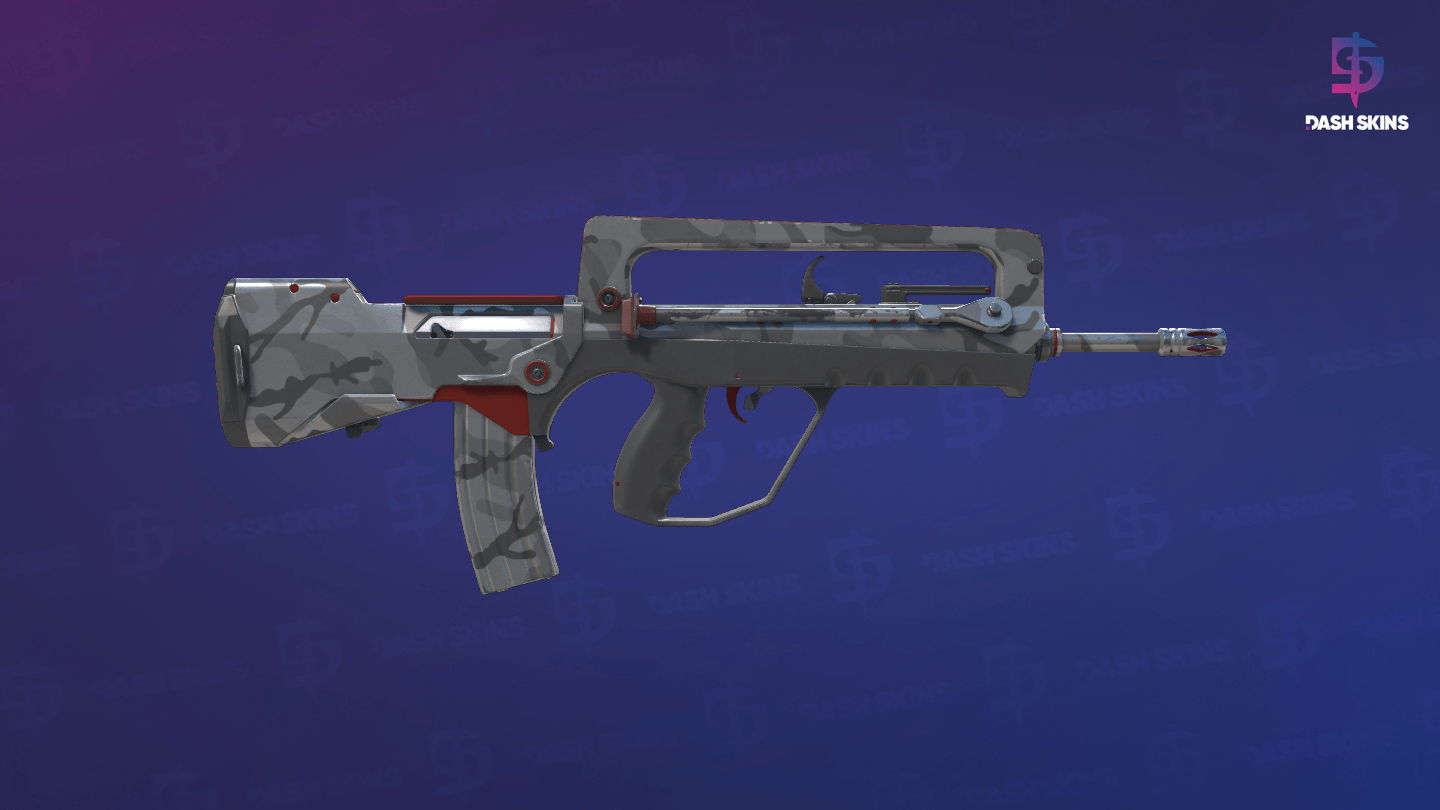 FAMAS | Grey Ghost (Field-Tested) - Backside Screenshot