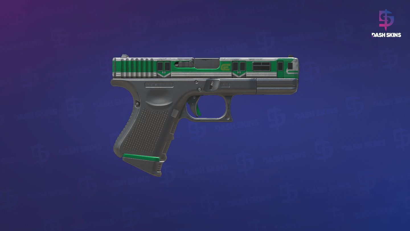 Glock-18 | Green Line (Minimal Wear) - Backside Screenshot