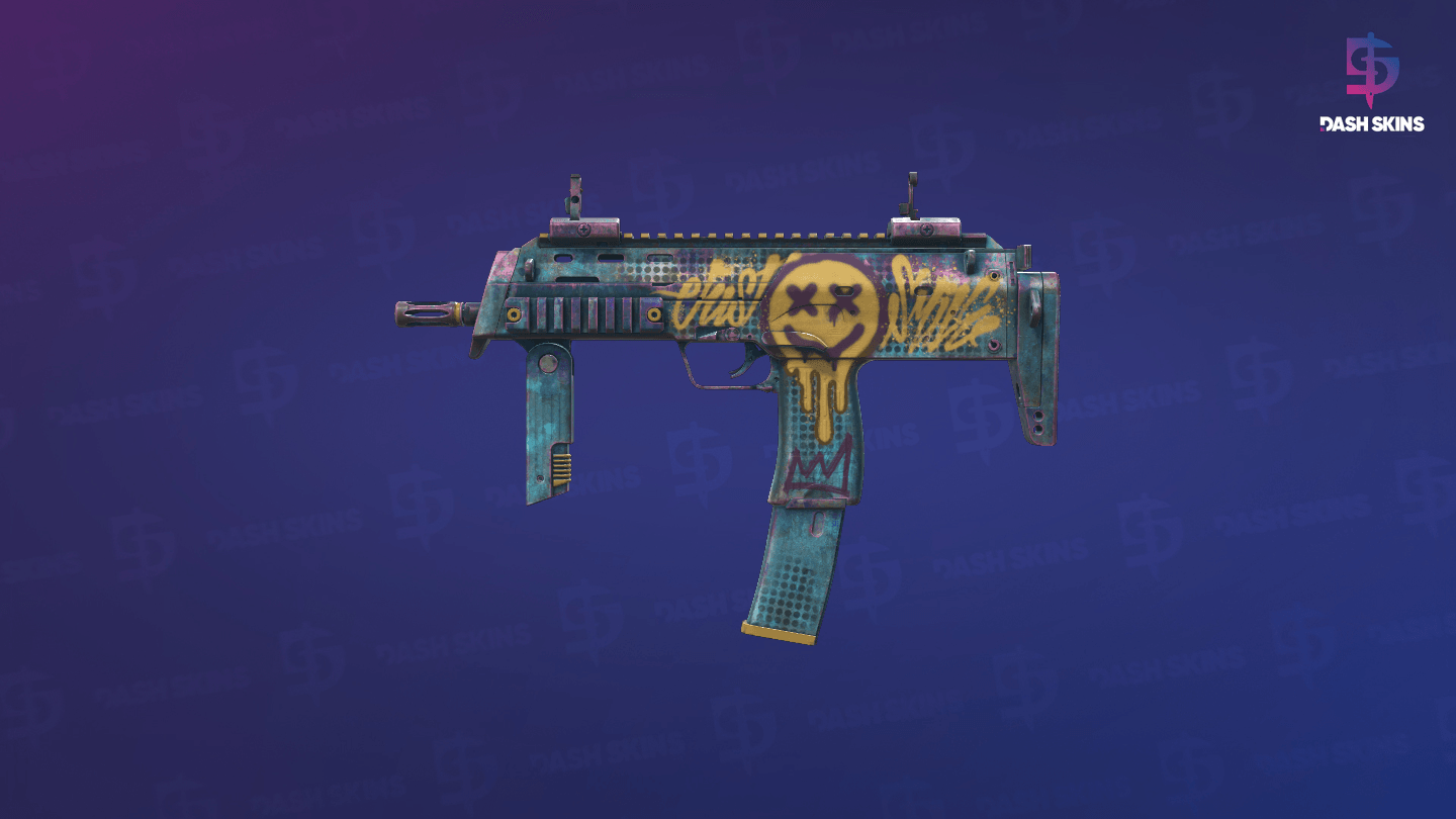MP7 | Just Smile (Minimal Wear) - Frontside Screenshot