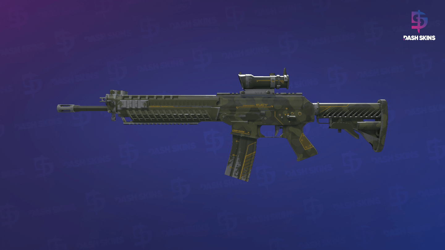 SG 553 | Atlas (Field-Tested) - Frontside Screenshot