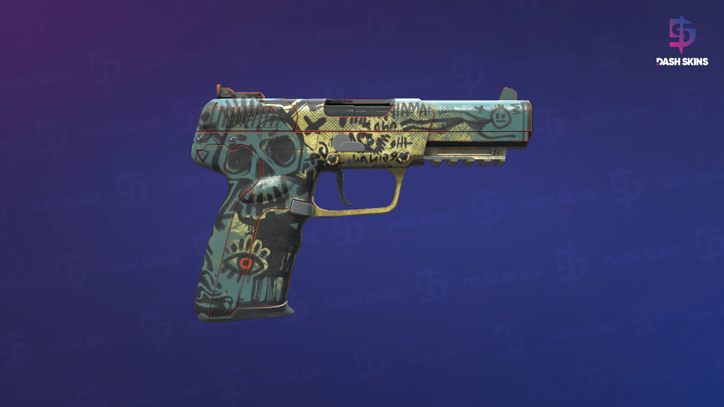Five-SeveN | Scrawl (Field-Tested) - Backside Screenshot