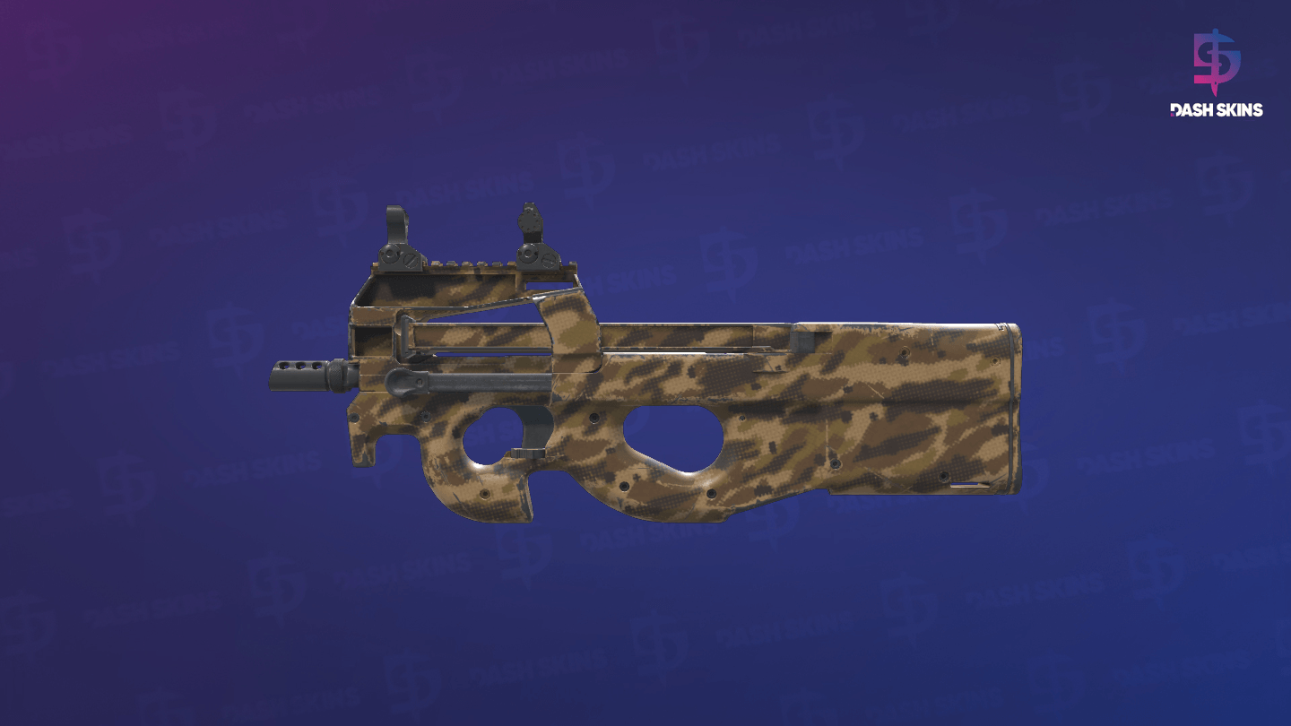 P90 | Desert Halftone (Field-Tested) - Frontside Screenshot