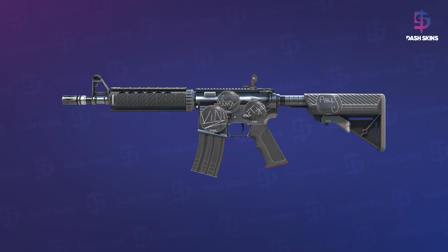 M4A4 | Magnesium (Field-Tested) - Frontside Screenshot