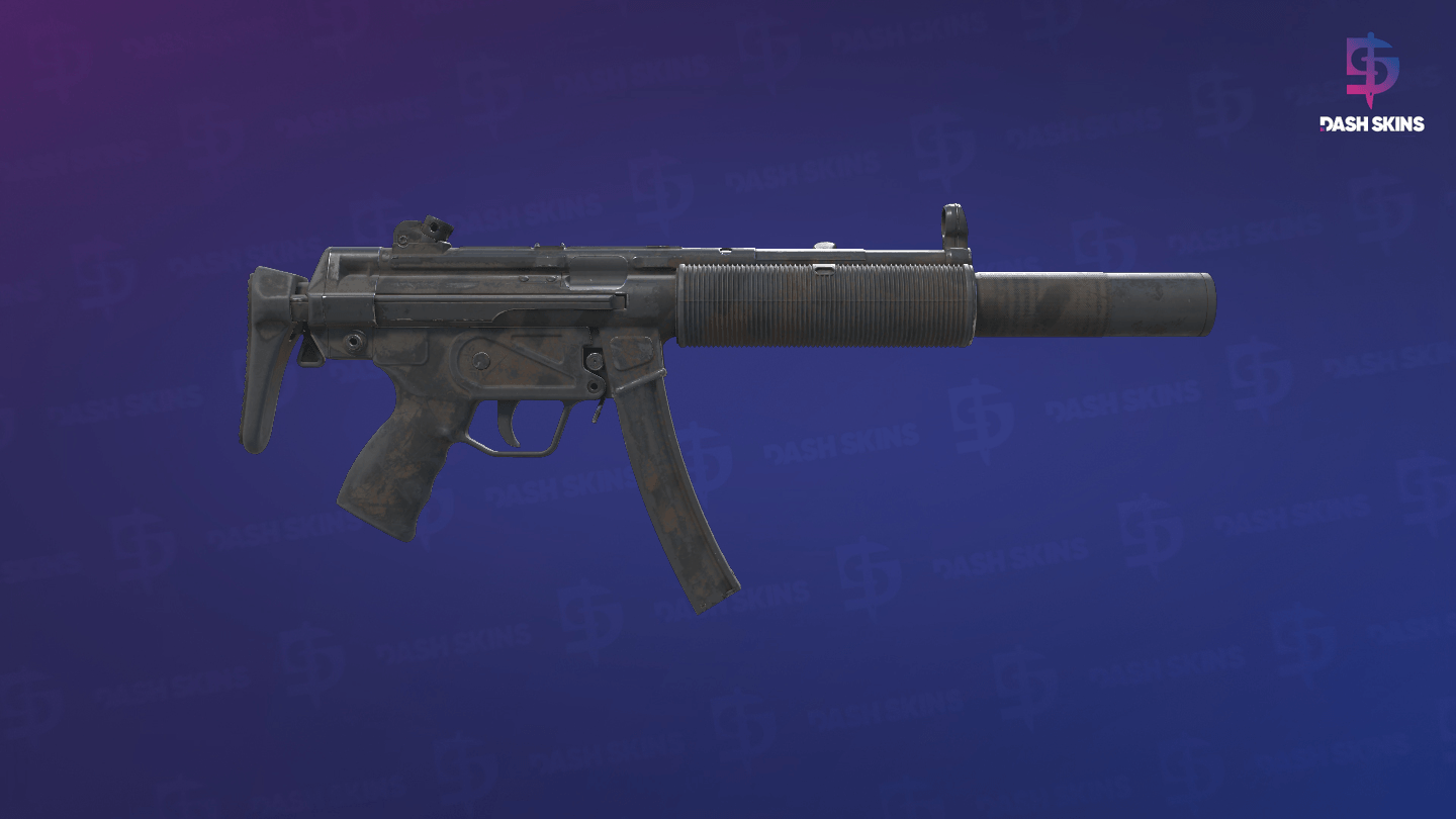 MP5-SD | Dirt Drop (Battle-Scarred) - Backside Screenshot