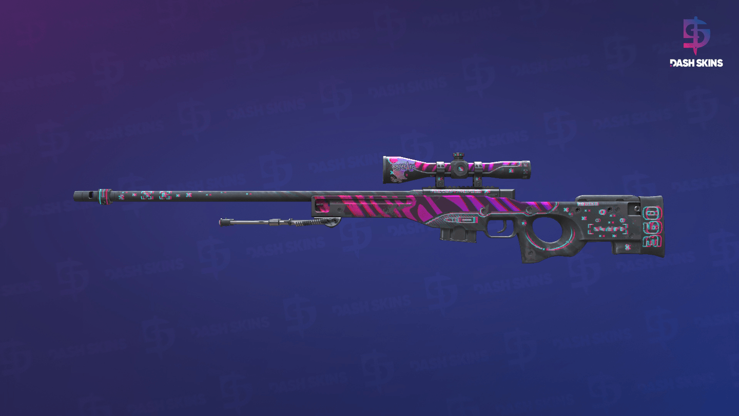 AWP | Chromatic Aberration (Well-Worn) - Frontside Screenshot