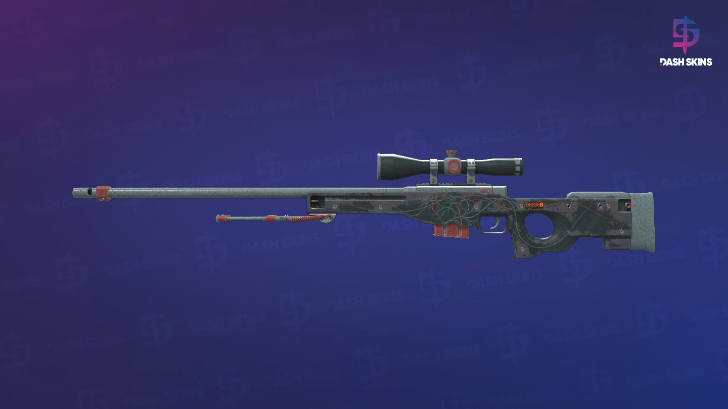 StatTrak™ AWP | Capillary (Battle-Scarred) - Frontside Screenshot