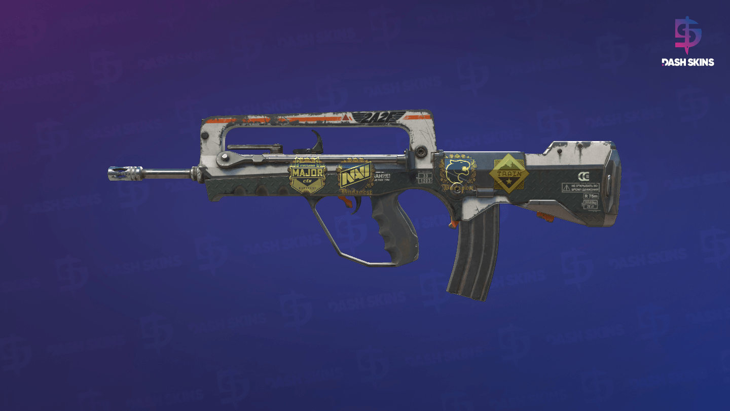 Souvenir FAMAS | 2A2F (Field-Tested) - Frontside Screenshot