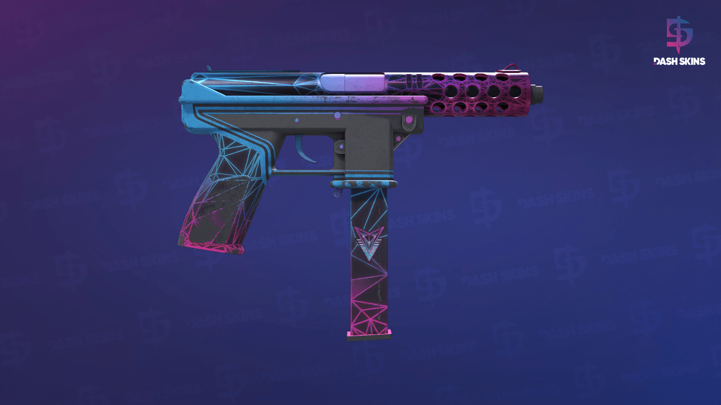 Tec-9 | Decimator (Well-Worn) - Backside Screenshot