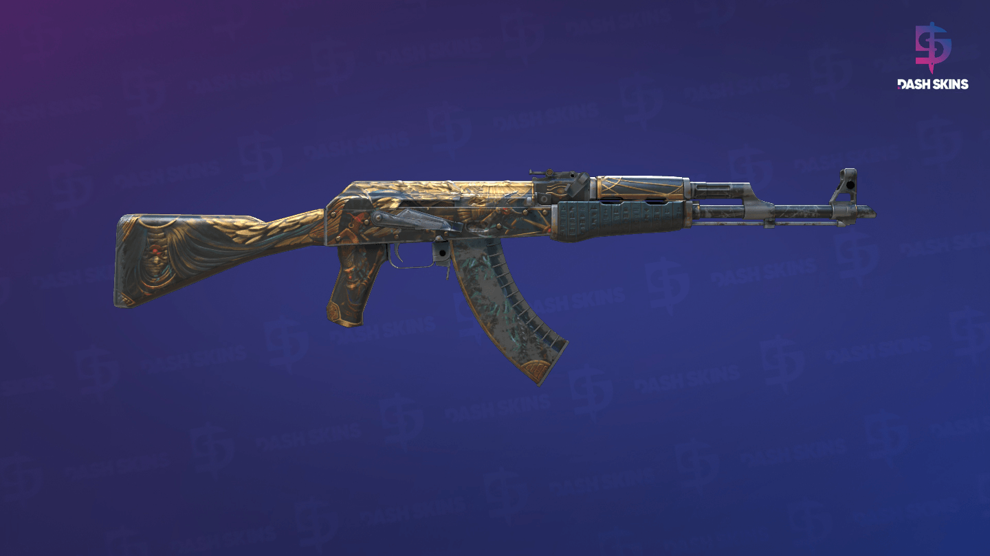 AK-47 | Legion of Anubis (Well-Worn) - Backside Screenshot