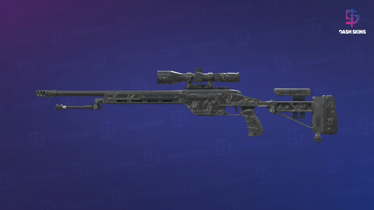 SSG 08 | Tiger Tear (Well-Worn) - Frontside Screenshot
