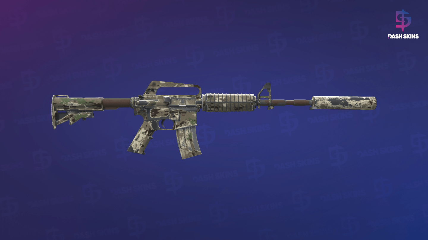 M4A1-S | VariCamo (Battle-Scarred) - Backside Screenshot