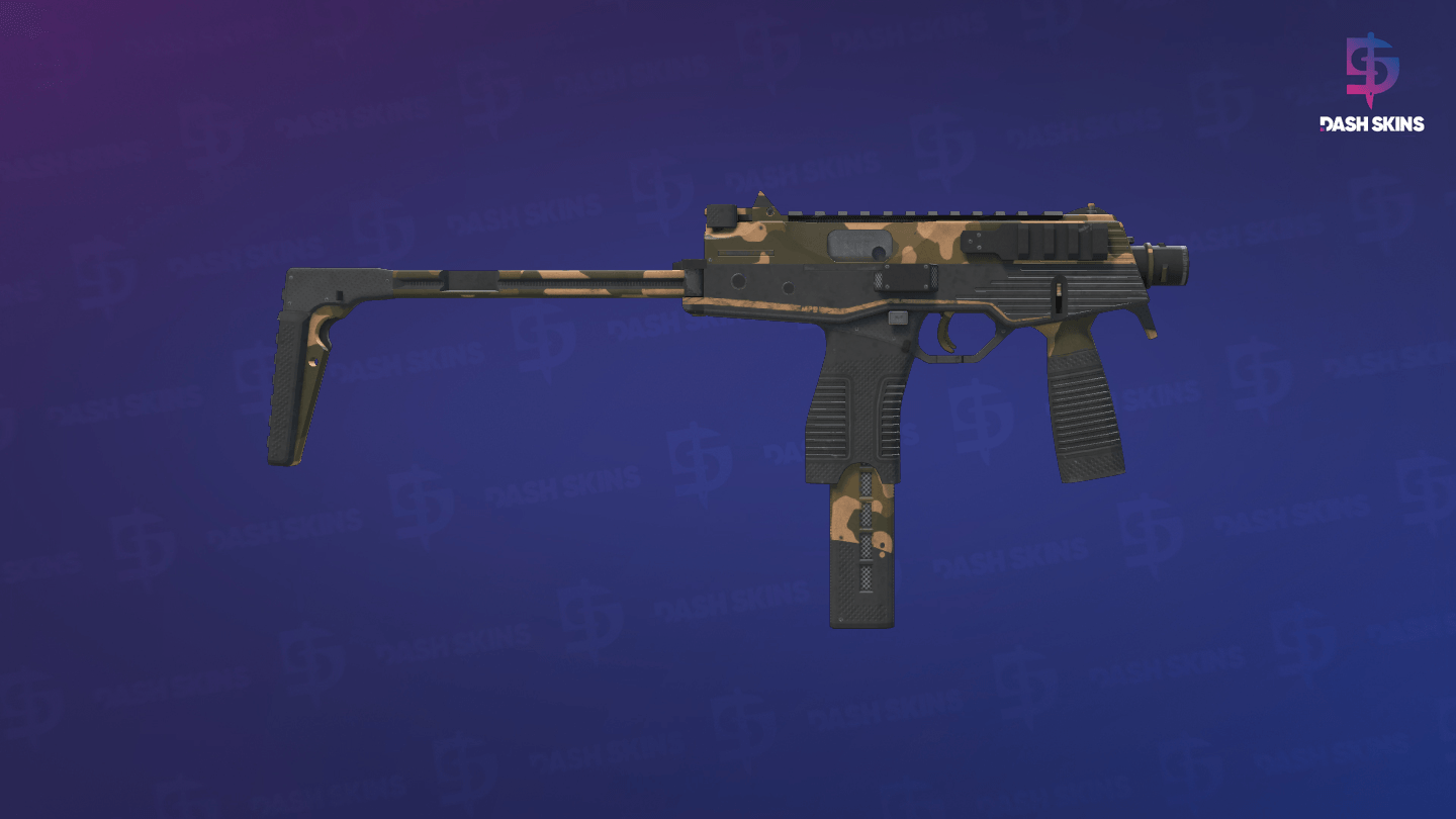 MP9 | Black Sand (Well-Worn) - Backside Screenshot