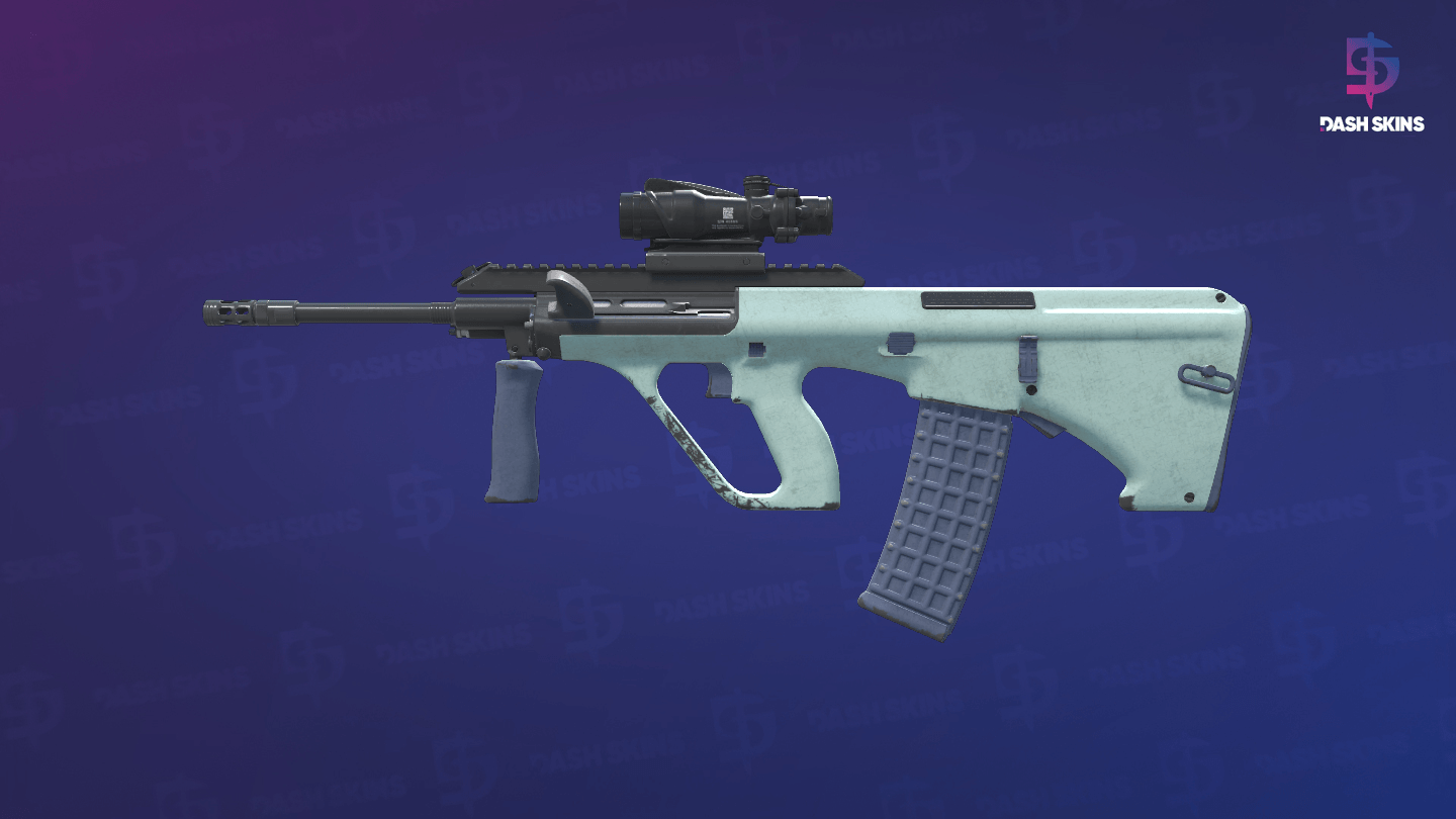 AUG | Storm (Field-Tested) - Frontside Screenshot