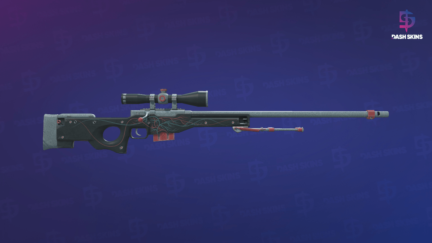 AWP | Capillary (Minimal Wear) - Backside Screenshot