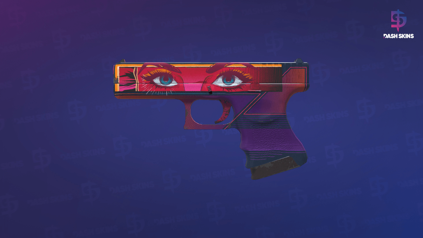 Glock-18 | Vogue (Minimal Wear) - Frontside Screenshot