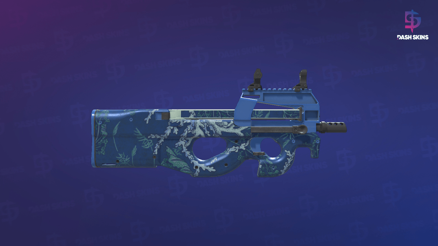 P90 | Reef Grief (Factory New) - Backside Screenshot