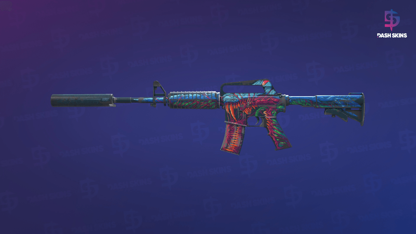 M4A1-S | Hyper Beast (Battle-Scarred) - Frontside Screenshot