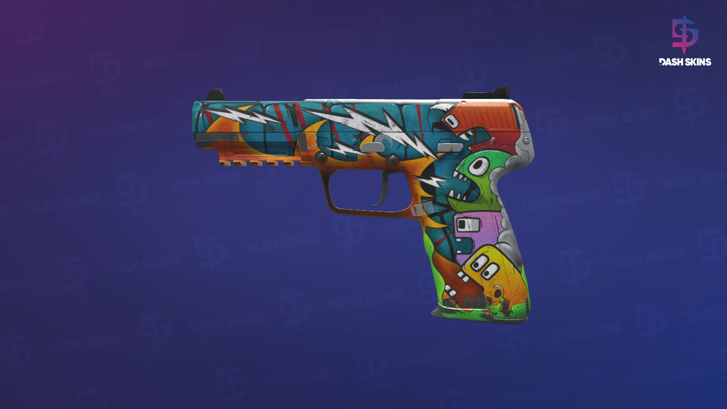 Five-SeveN | Angry Mob (Field-Tested) - Frontside Screenshot