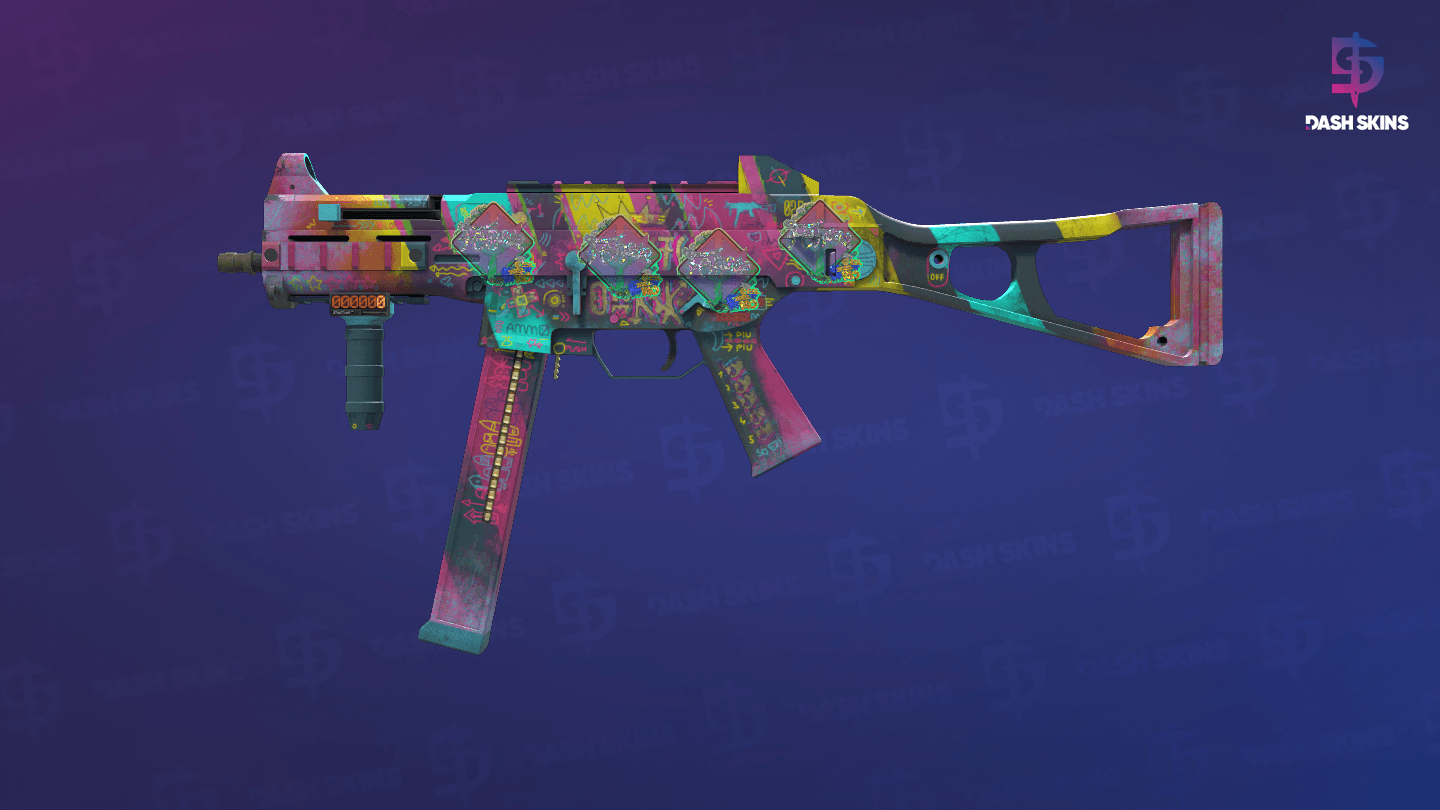 StatTrak™ UMP-45 | Wild Child (Field-Tested) - Frontside Screenshot
