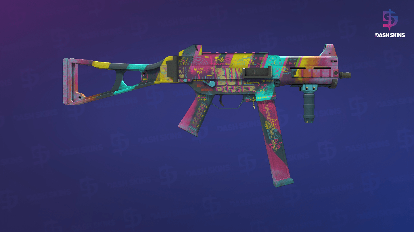 StatTrak™ UMP-45 | Wild Child (Field-Tested) - Backside Screenshot