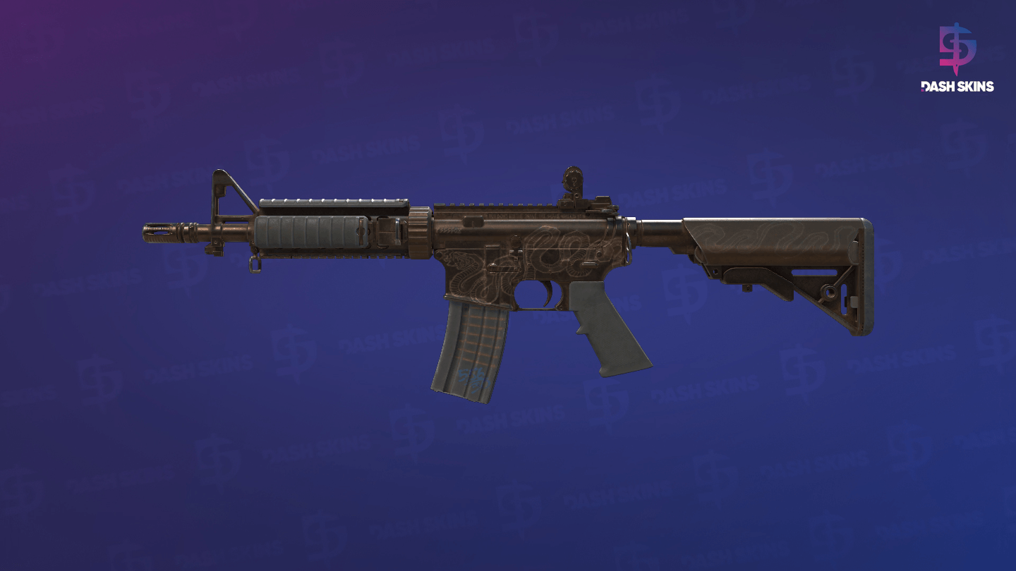 M4A4 | Etch Lord (Battle-Scarred) - Frontside Screenshot