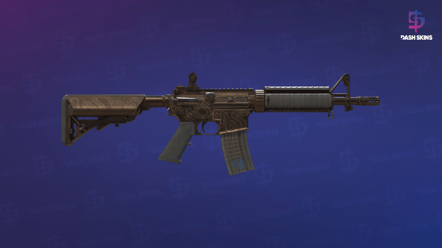 M4A4 | Etch Lord (Battle-Scarred) - Backside Screenshot