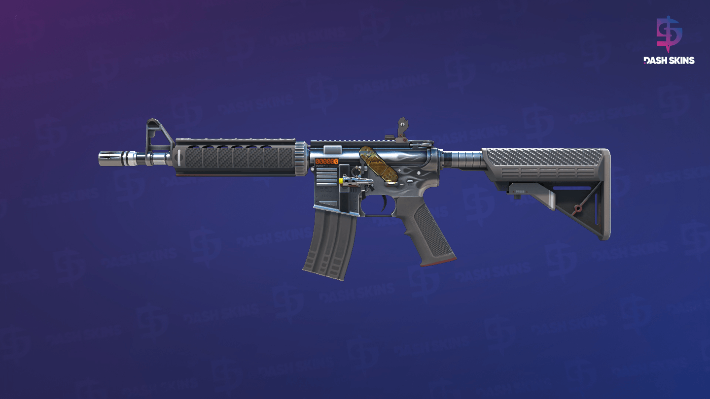 StatTrak™ M4A4 | Magnesium (Factory New) - Frontside Screenshot