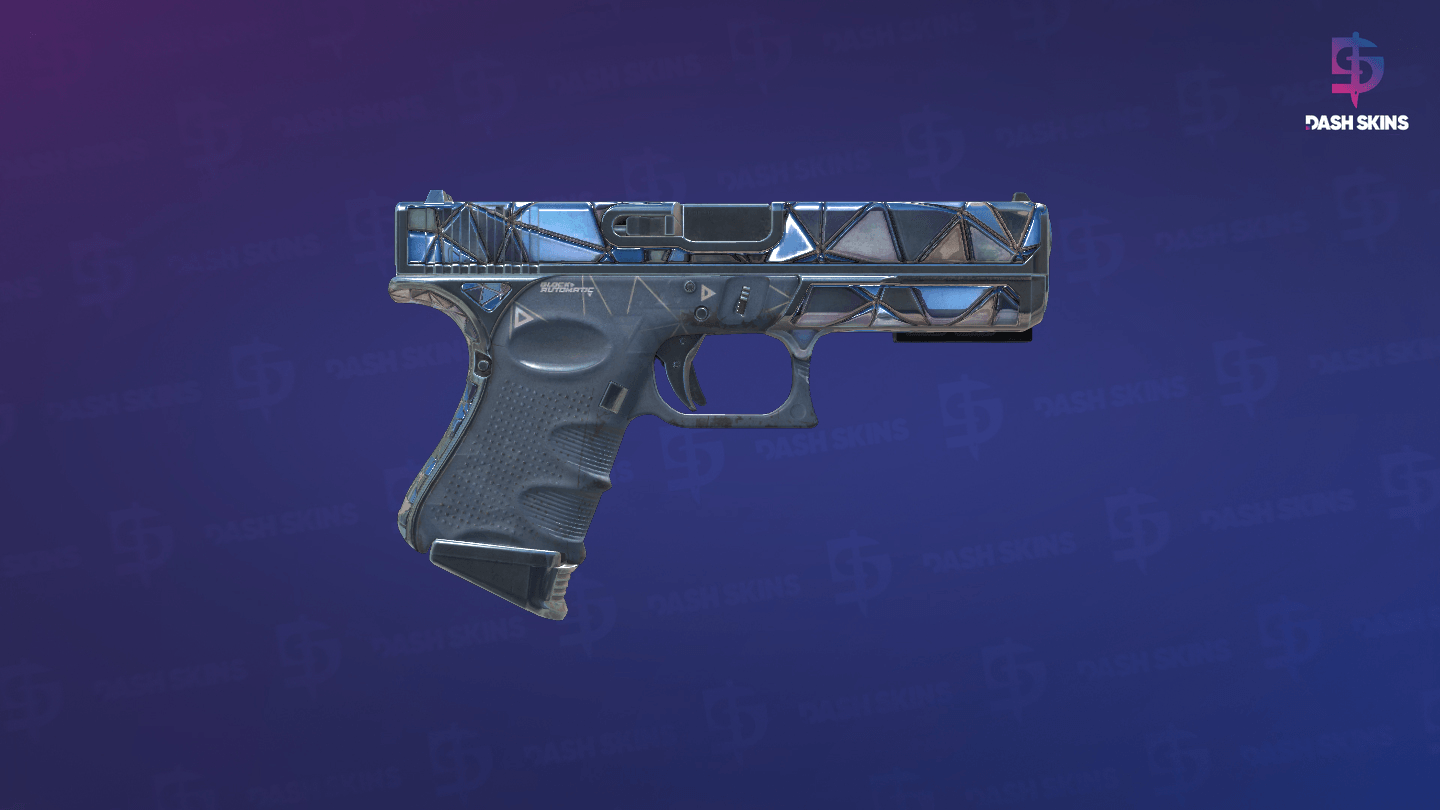 StatTrak™ Glock-18 | Mirror Mosaic (Well-Worn) - Backside Screenshot