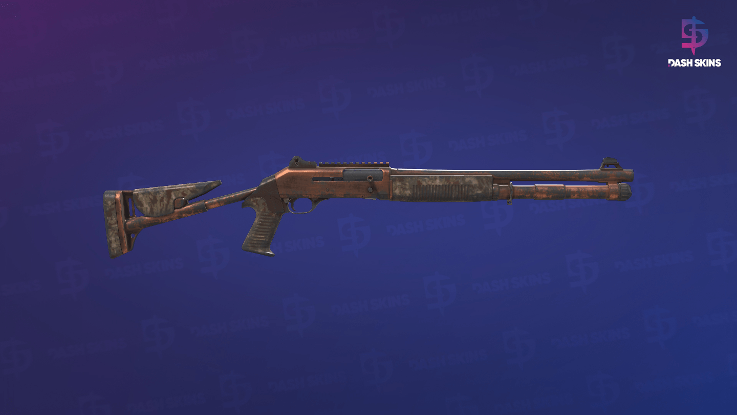 XM1014 | Copperflage (Well-Worn) - Backside Screenshot