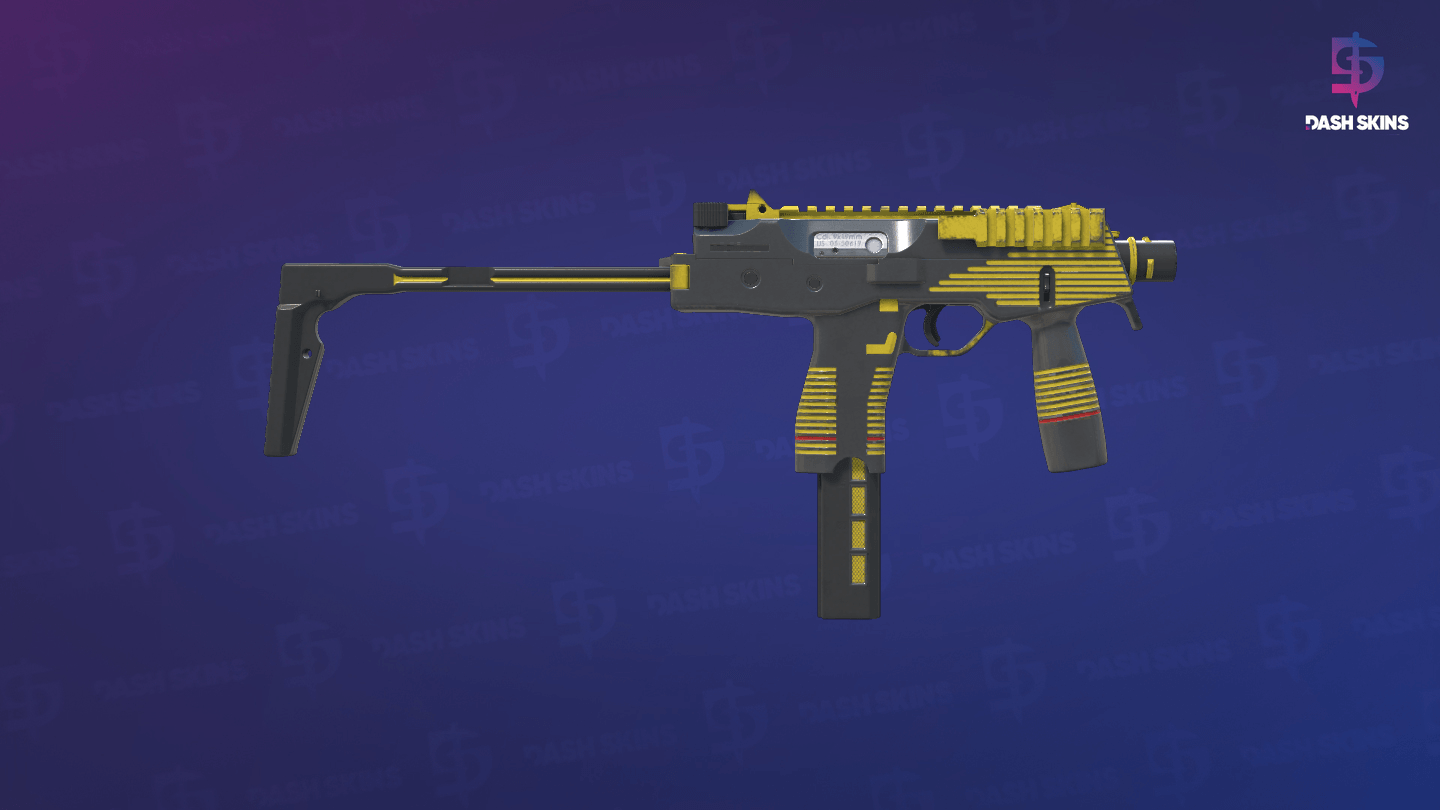 MP9 | Bee-Tron (Minimal Wear) - Backside Screenshot