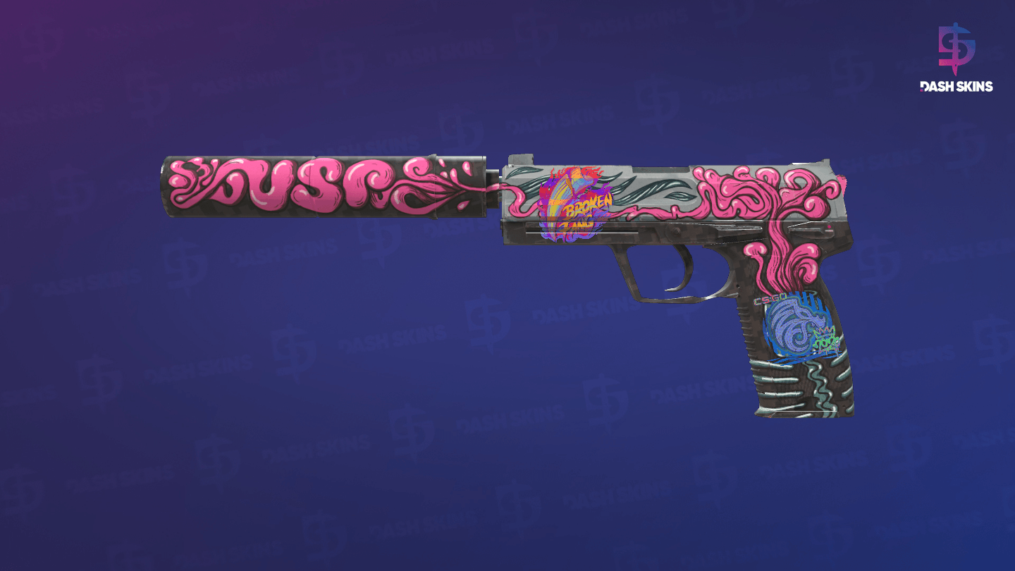 USP-S | Cortex (Minimal Wear) - Frontside Screenshot