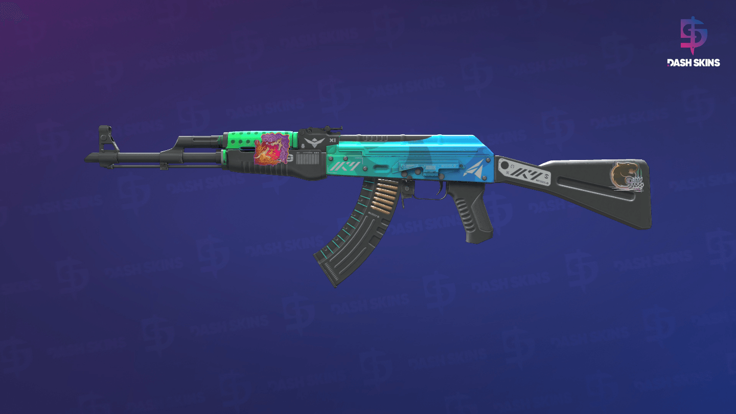 AK-47 | Ice Coaled (Factory New) - Frontside Screenshot