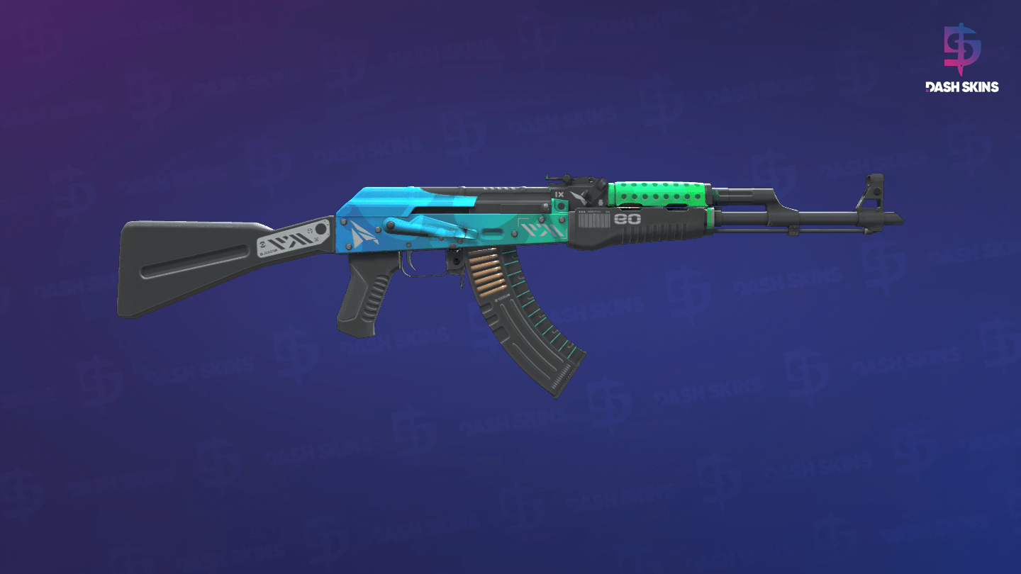 AK-47 | Ice Coaled (Factory New) - Backside Screenshot