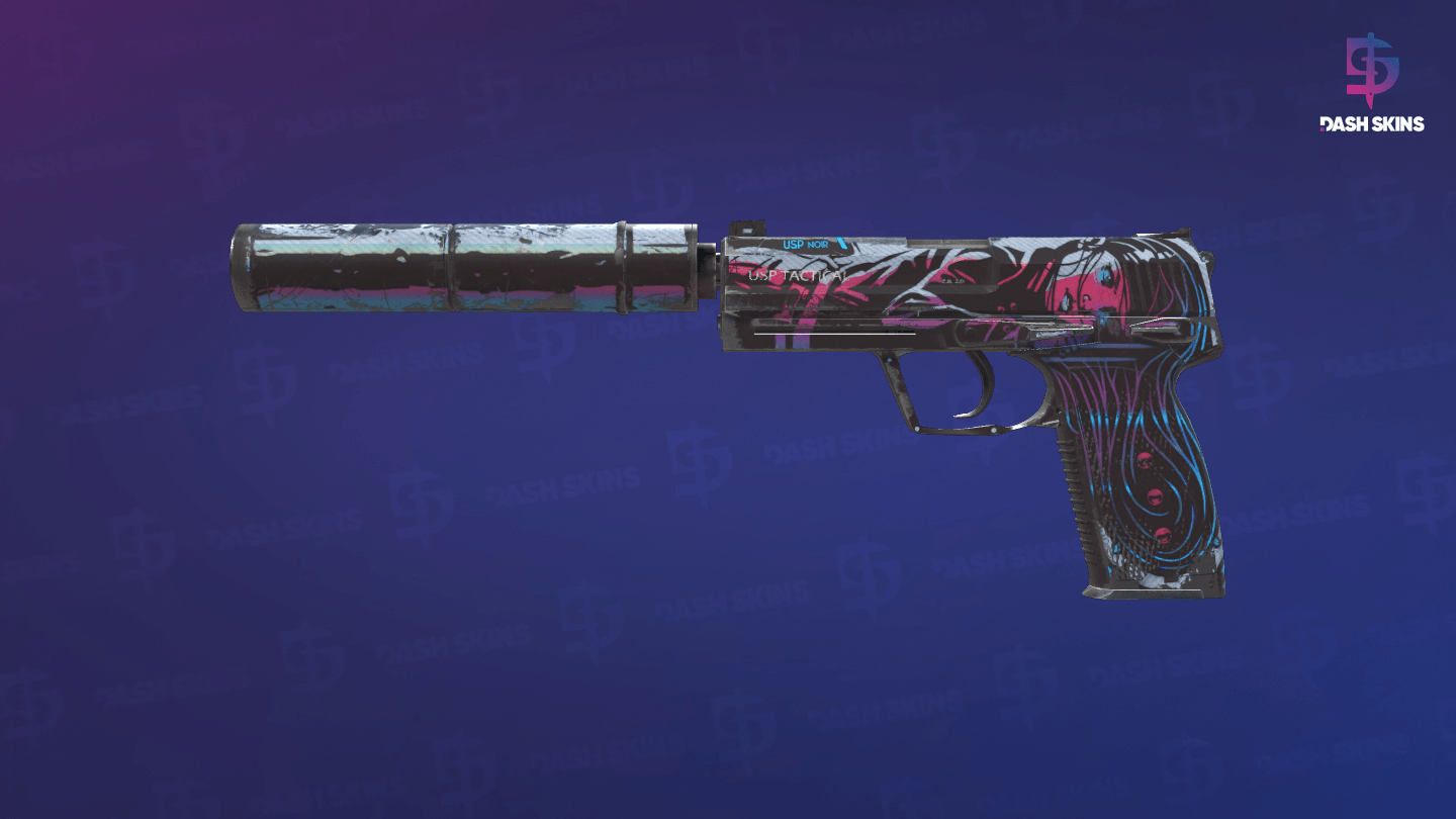 USP-S | Neo-Noir (Battle-Scarred) - Frontside Screenshot