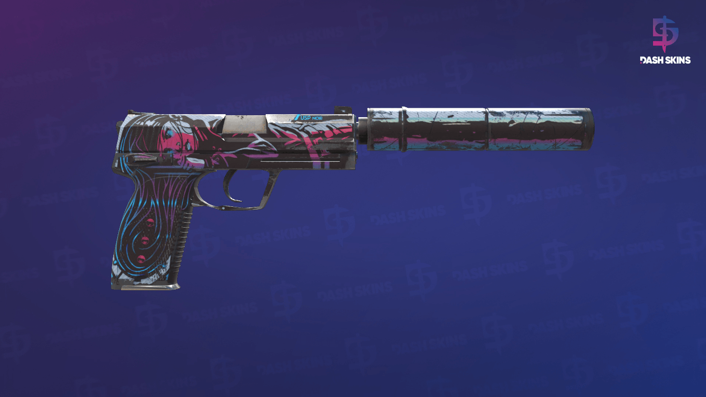 USP-S | Neo-Noir (Battle-Scarred) - Backside Screenshot