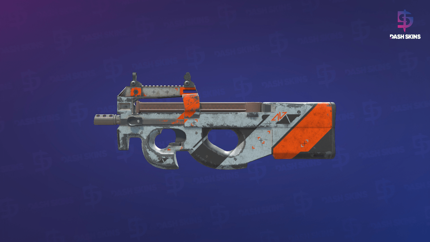 P90 | Asiimov (Battle-Scarred) - Frontside Screenshot