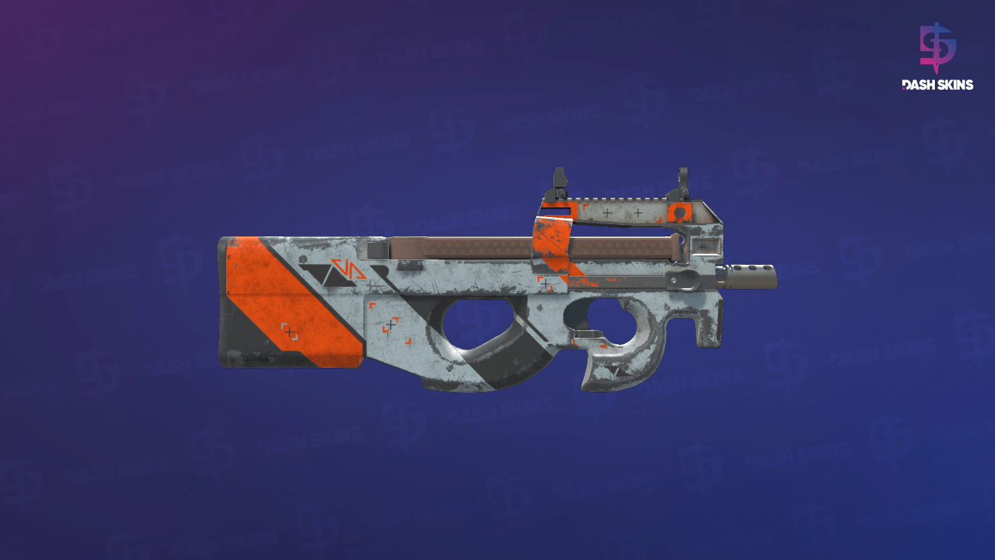 P90 | Asiimov (Battle-Scarred) - Backside Screenshot