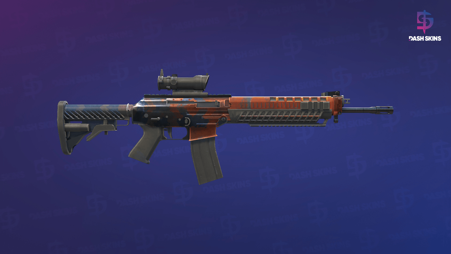 SG 553 | Danger Close (Minimal Wear) - Backside Screenshot