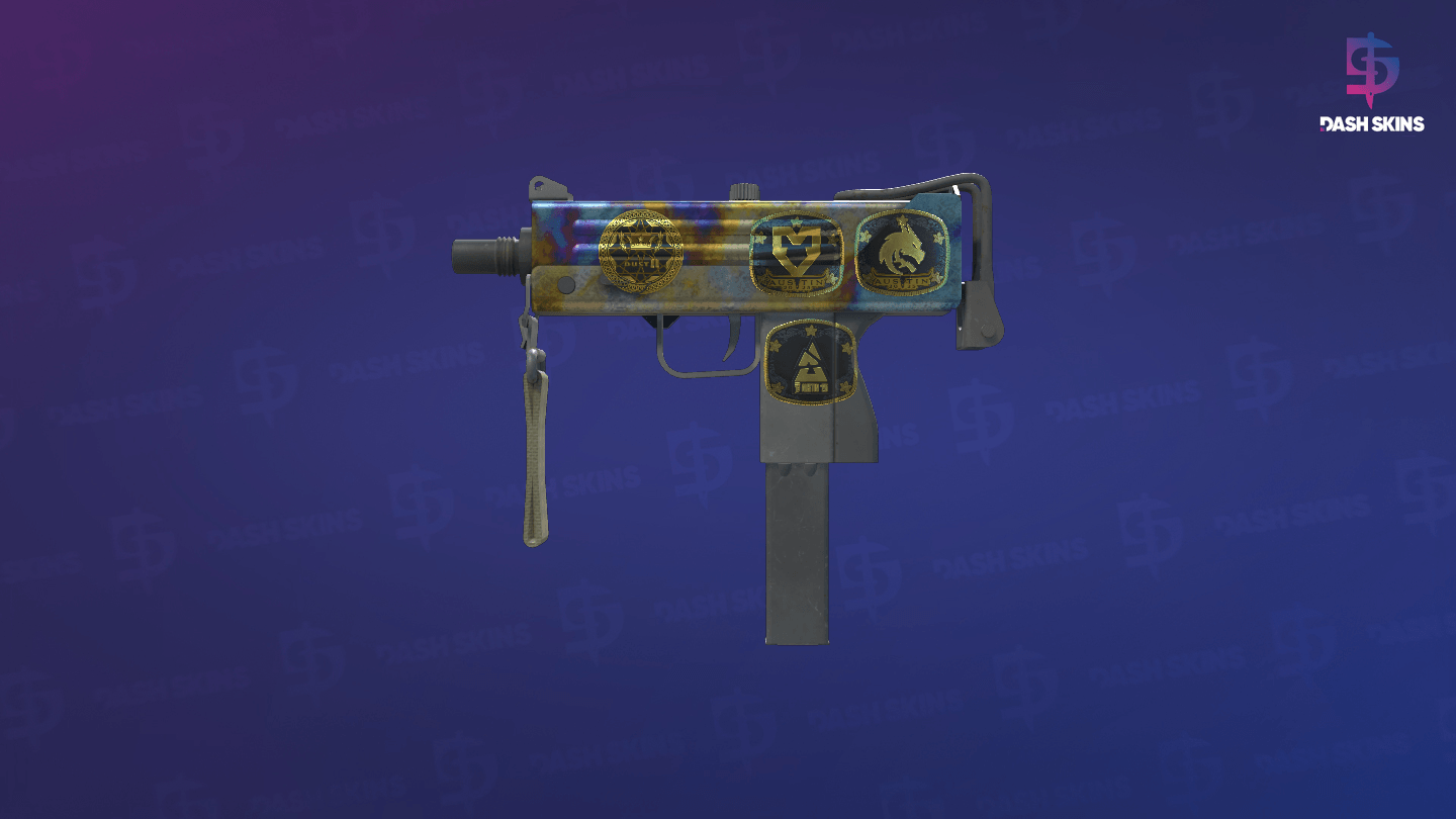 Souvenir MAC-10 | Case Hardened (Battle-Scarred) - Frontside Screenshot