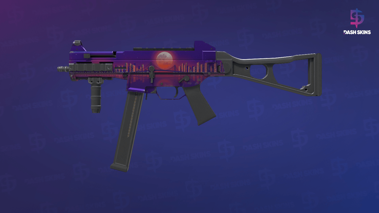 UMP-45 | Moonrise (Minimal Wear) - Frontside Screenshot