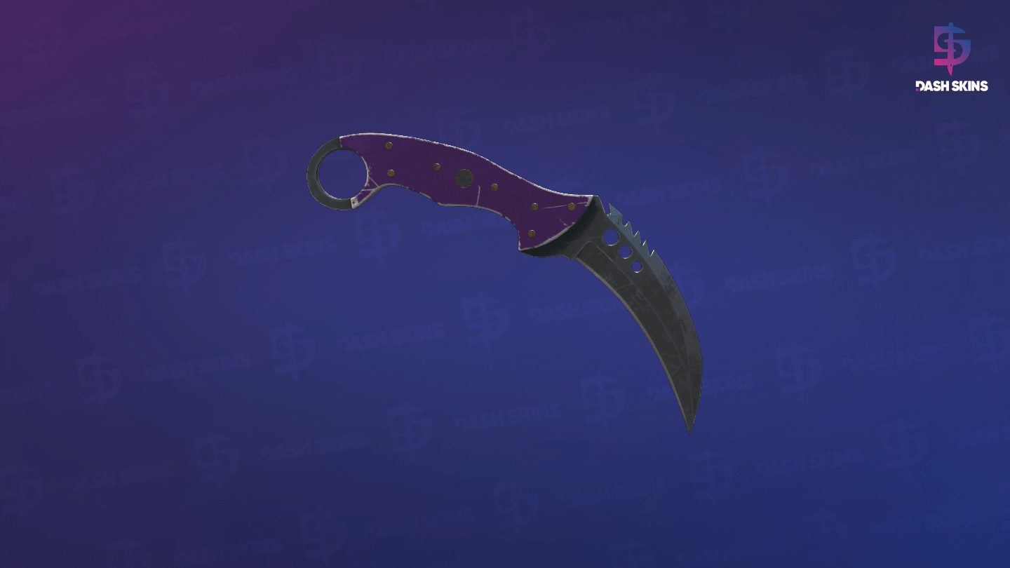 ★ Talon Knife | Ultraviolet (Battle-Scarred) - Backside Screenshot